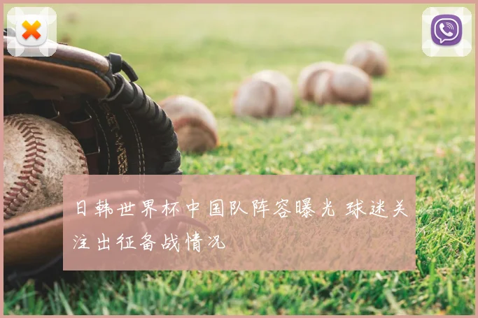 日韩世界杯中国队阵容曝光 球迷关注出征备战情况